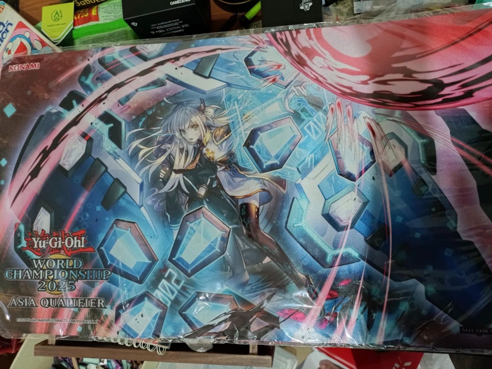 遊戯王 公式 WCQ 閃刀姫＝ゼロ プレイマット 北米版 遊戯王 公式 ots 閃刀