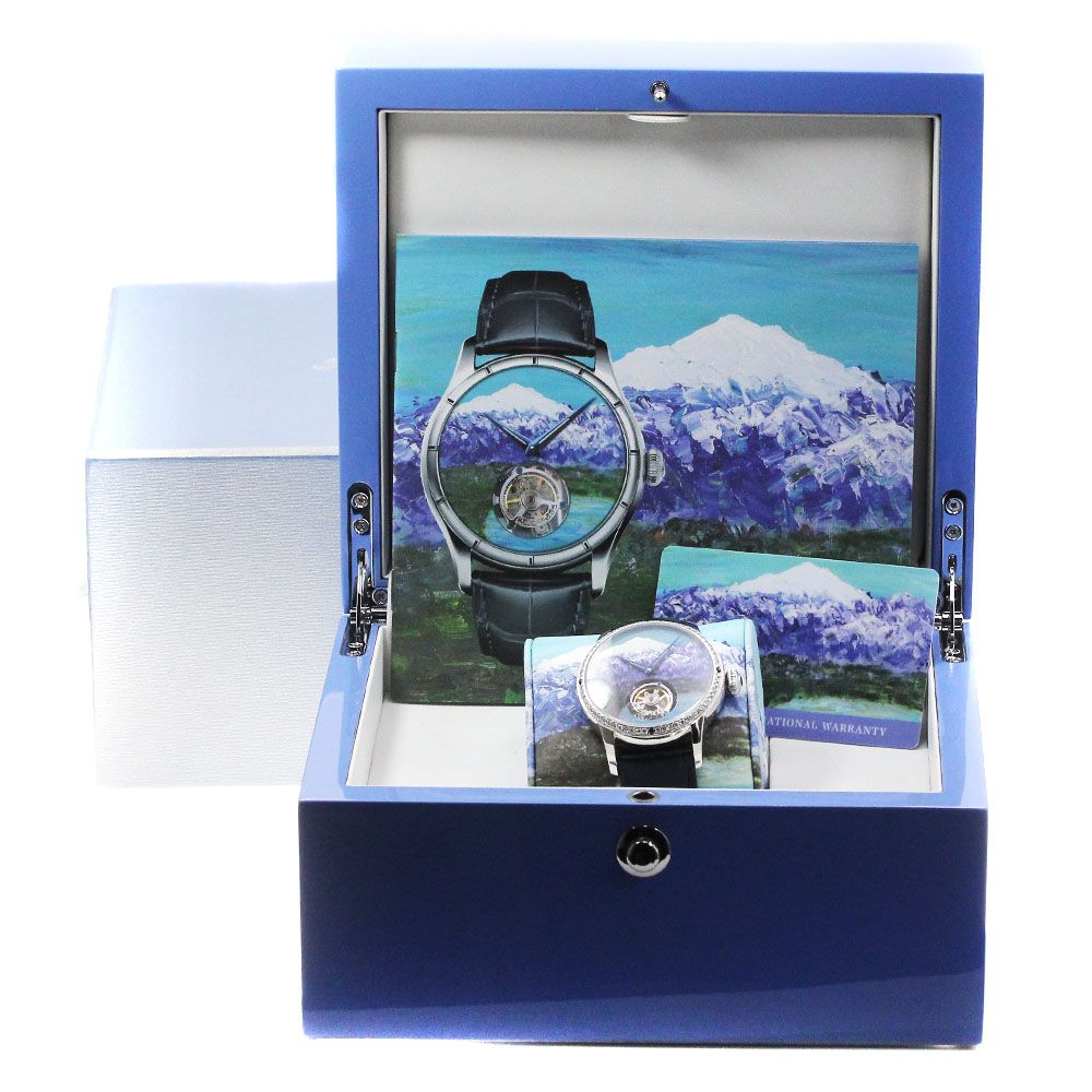 深見東州 Toshyu Fukami 晴天でキラキラしている白山と柴山潟 K18WG