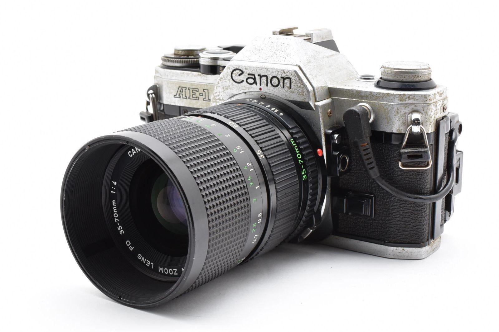 動作良好】Canon AE-1 シルバー ボディ + New FD 35-70mm F4 標準