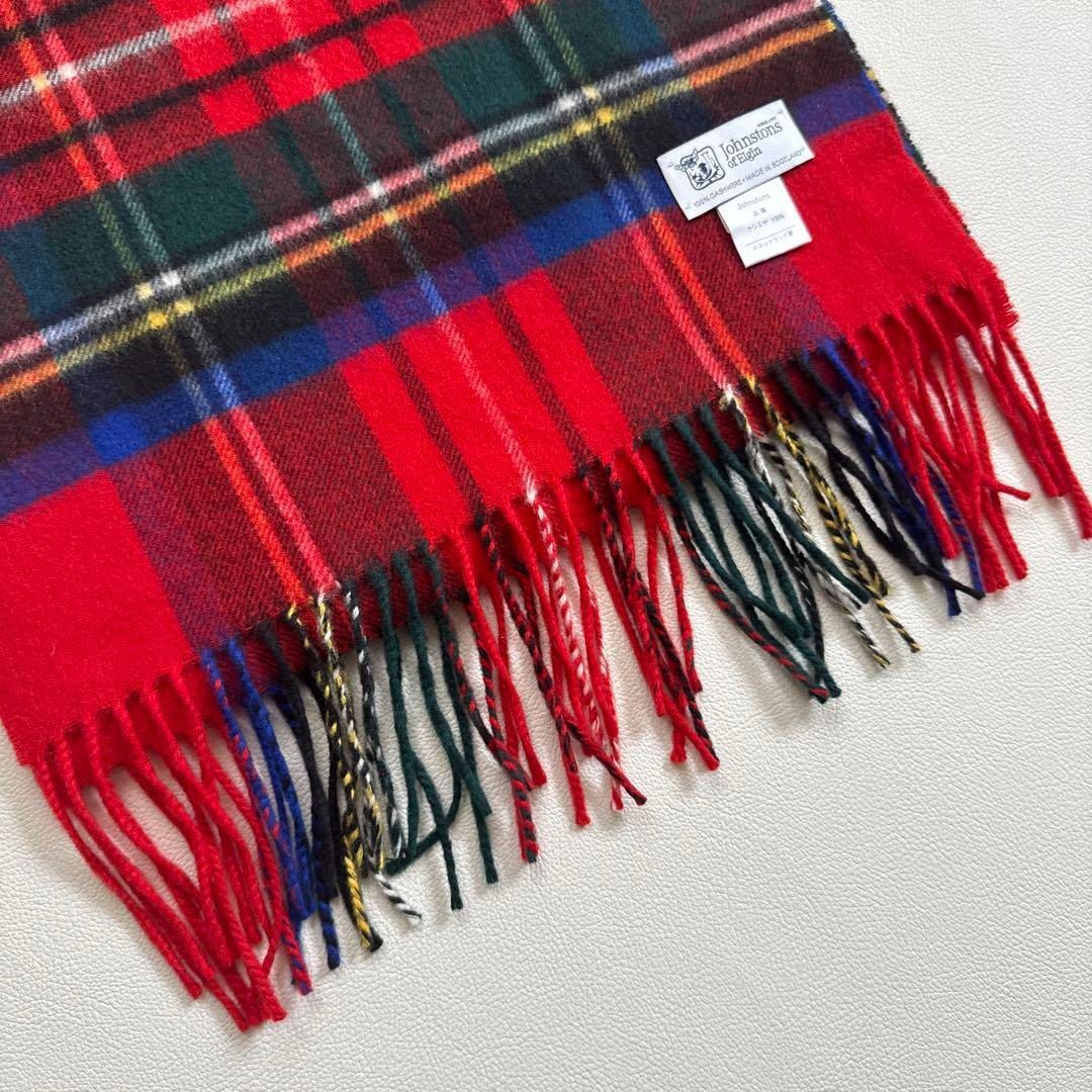 国内正規品ジョンストンズ ロイヤルスチュアート 大判 ストール