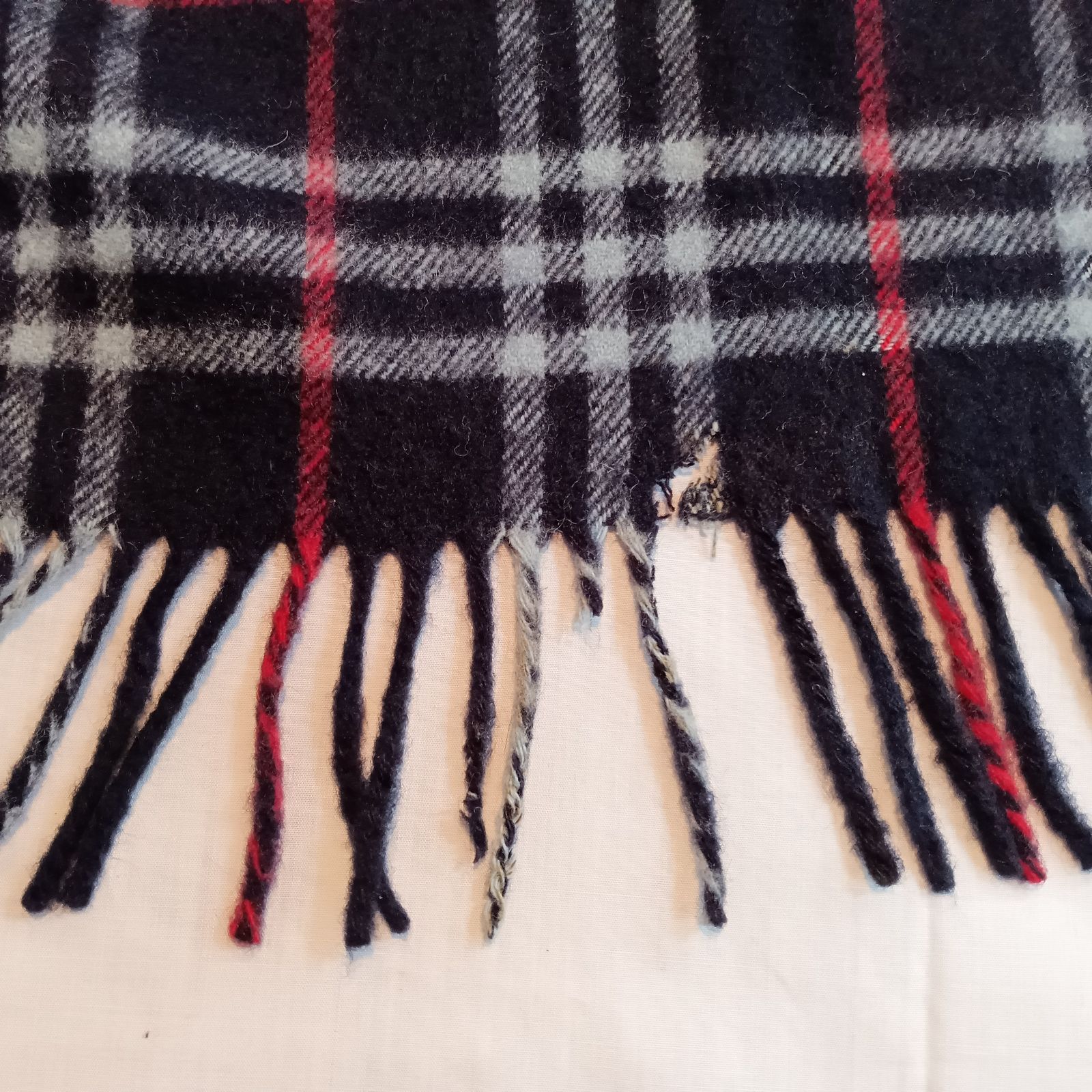 ✨美品✨Burberry's チェック柄マフラー 100%ラムウール バーバリー