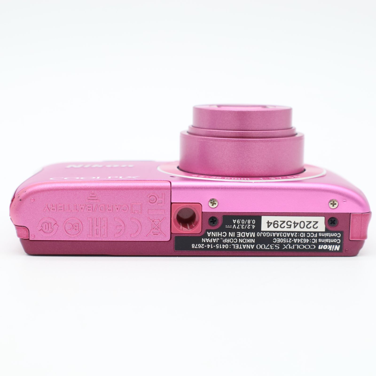≪極上品≫ Nikon ショップ COOLPIX S3700 ボディ ピンク #20251003