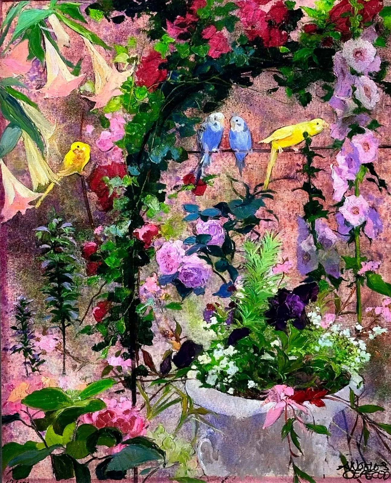 トレント・リャドの絵画 ホアキン・トレンツ・リャド「エクスベランチ