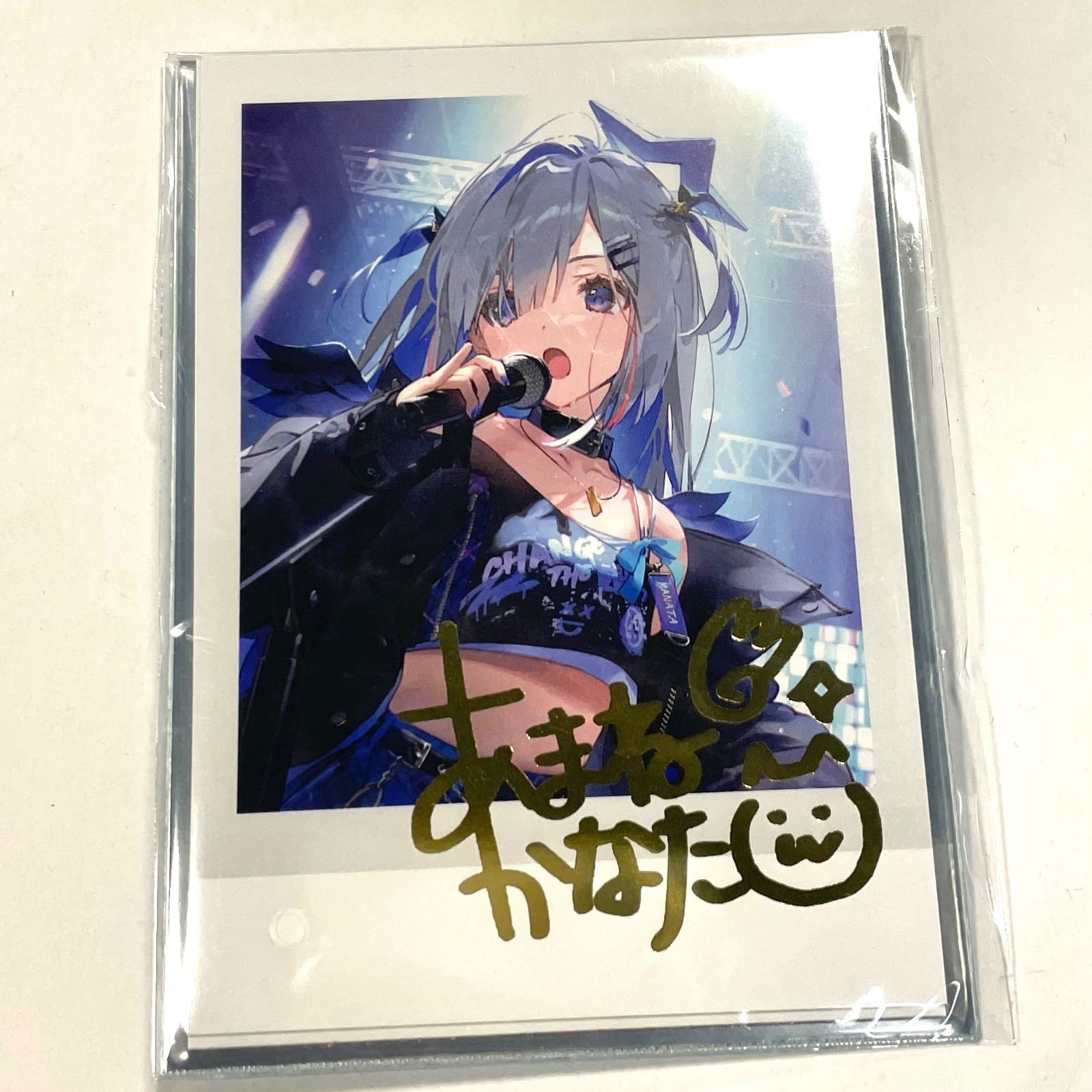 天音かなた直筆サイン チェキ風ブロマイド 27】天音かなた 誕生日