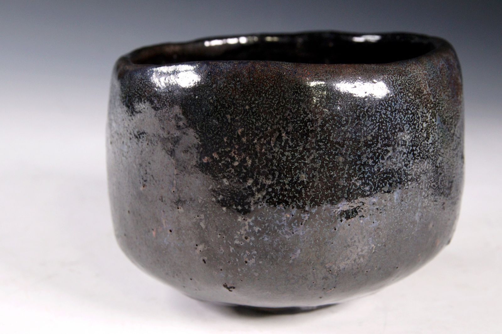 529『黒楽 小服茶碗 酒杯』 /骨董品 古美術 古玩 アンティーク 【公式