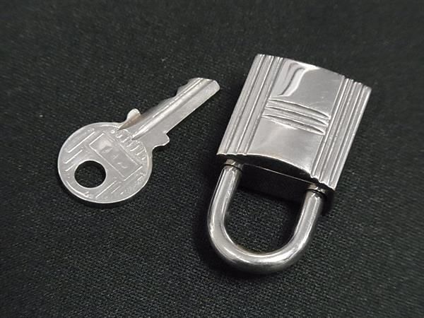 エルメス シルバー カデナ 3点セット 南京錠 パドロック 鍵 キー