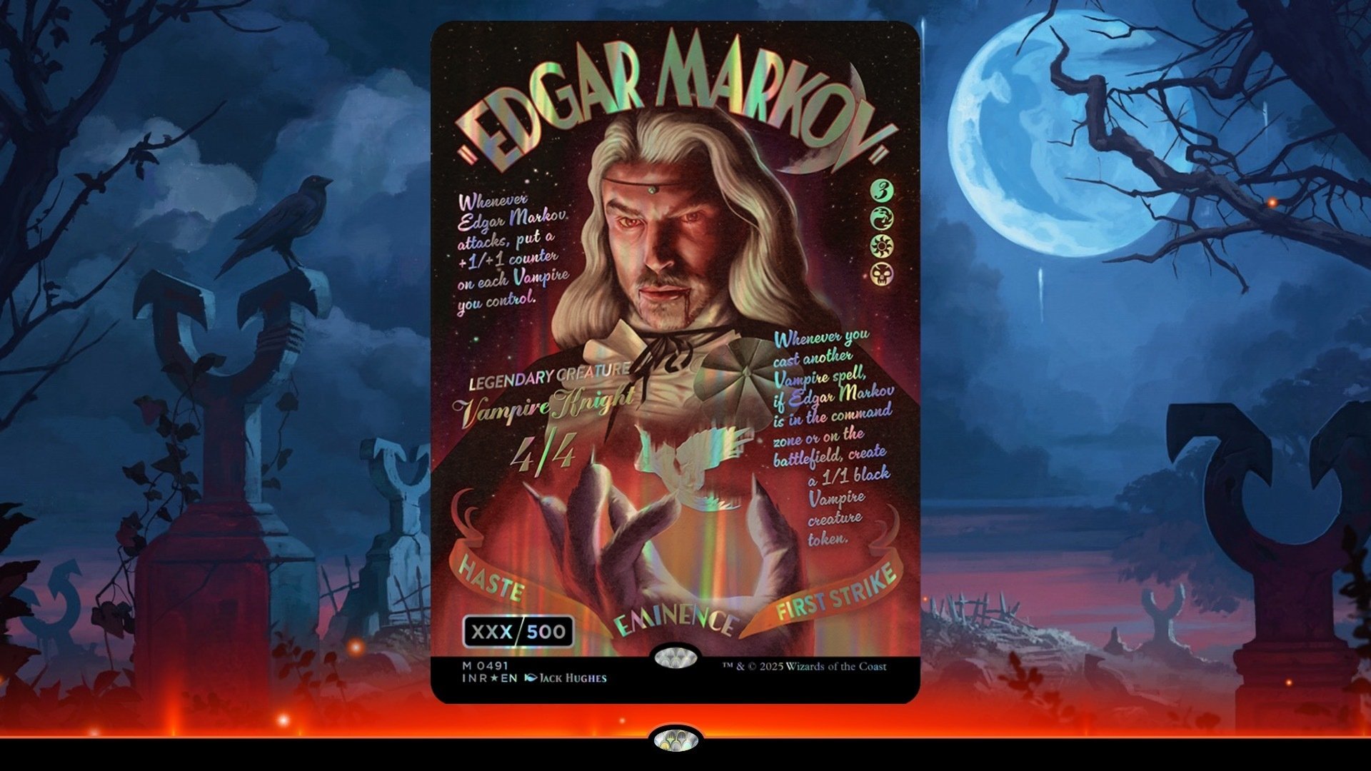 エドガー・マルコフ/Edgar Markov ジャッジ褒章 MTG 《エドガー