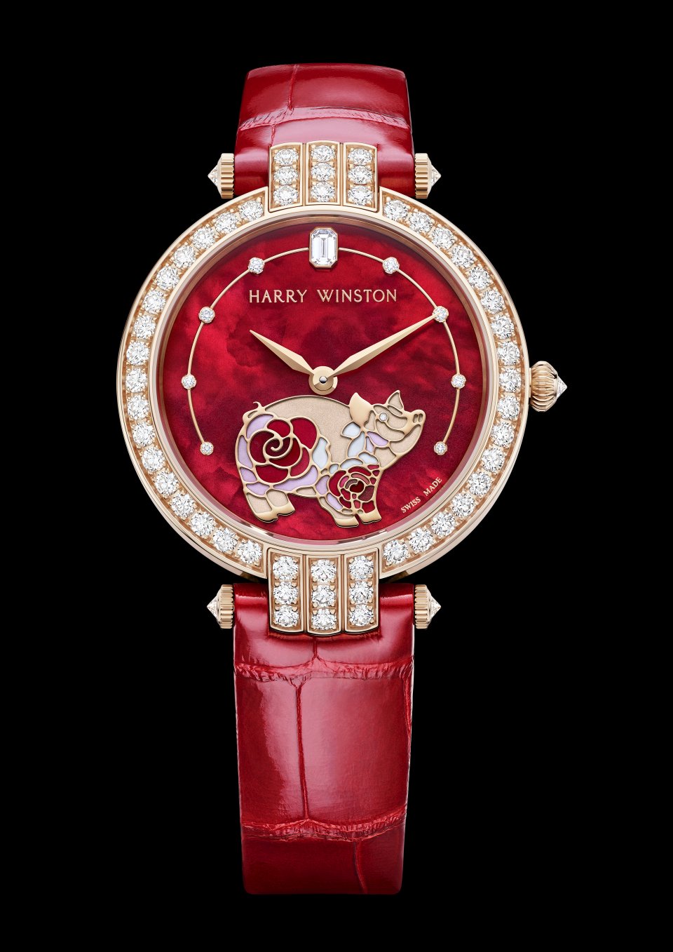 ハリー・ウィンストンが、今年の干支をモチーフとした華麗なローズ