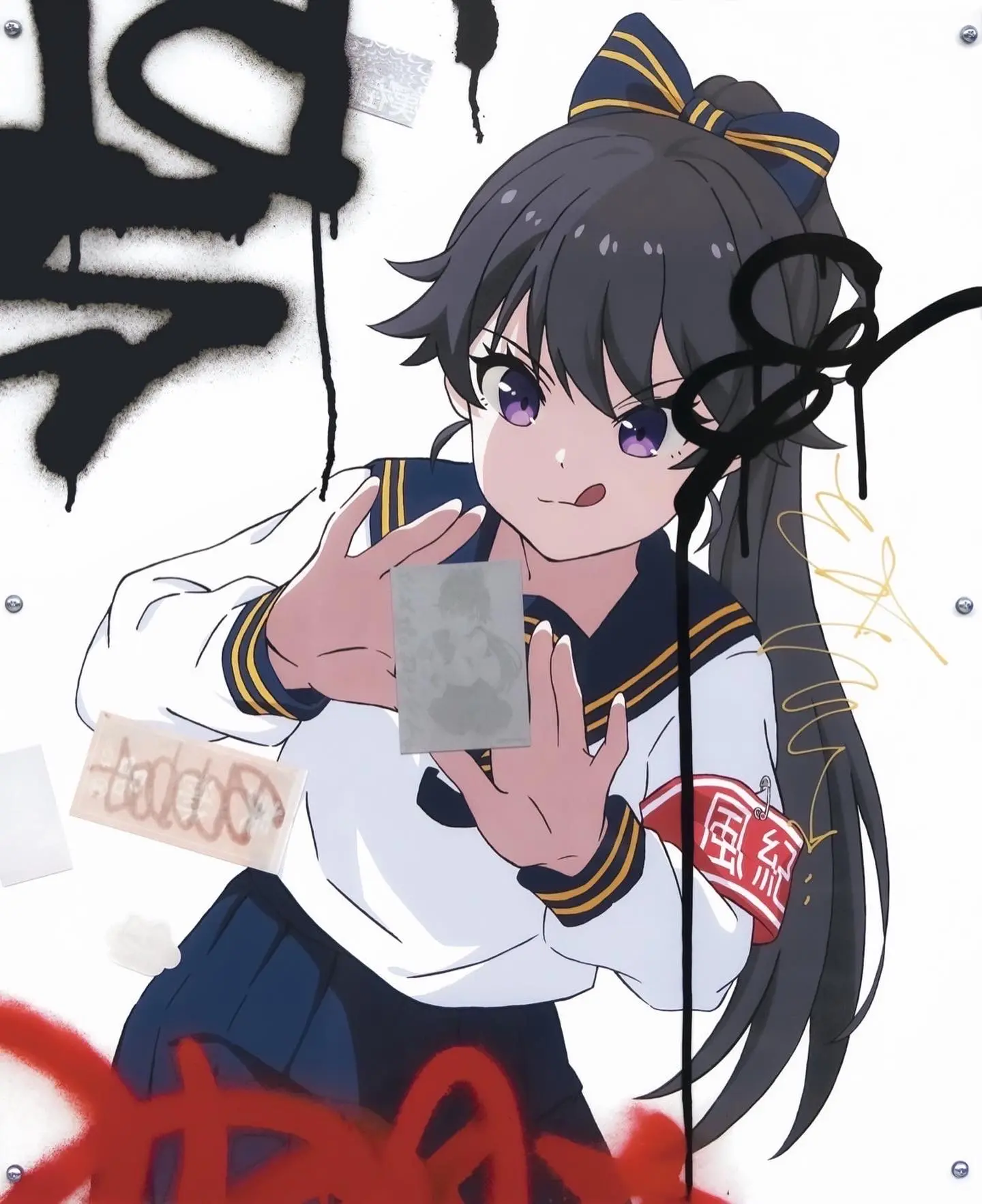 fuki committee 東京風紀委員会 シルクスクリーン 在波うゆ 版画 東京