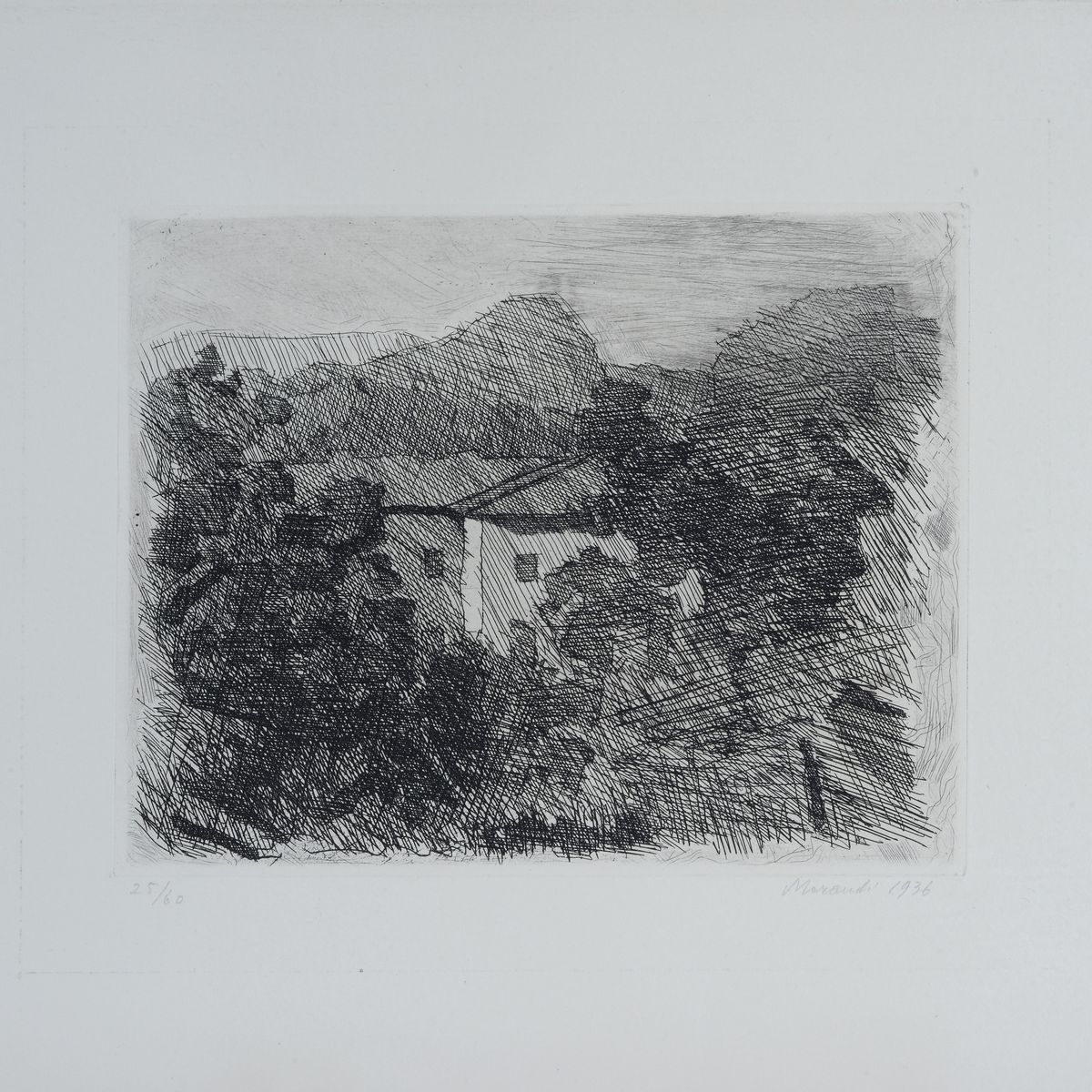 絵画 Giorgio Morandi, Paesaggio, 1935 - 1936 絵画 Giorgio Morandi