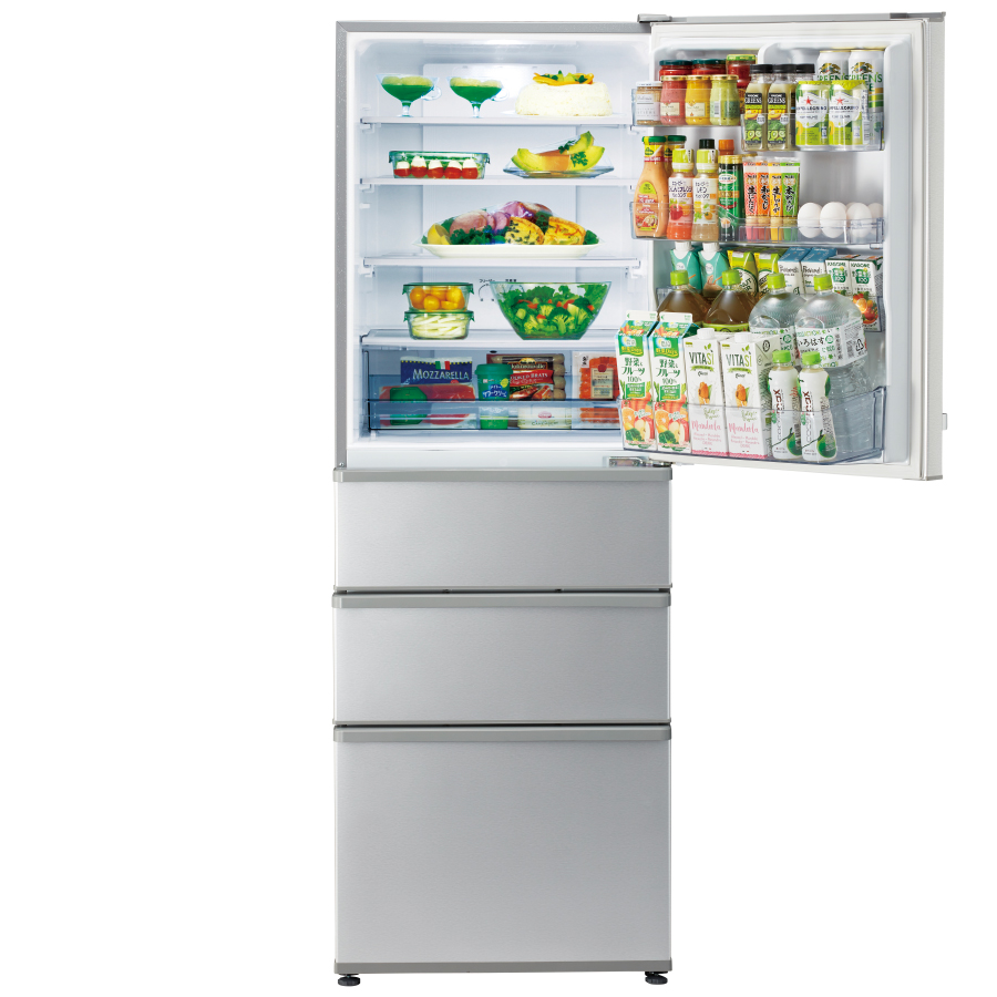 冷蔵庫 製氷機能付き 75L AQUA ノンフロン直冷式 AQR-8G 直冷式 冷蔵庫