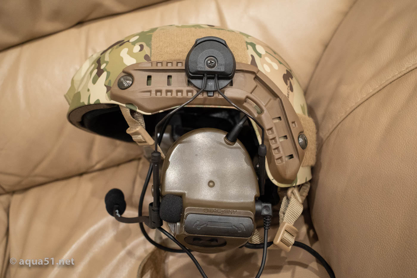 Tac-Sky Peltor Comtac3をヘルメットにマウント | aqua5150 gear review