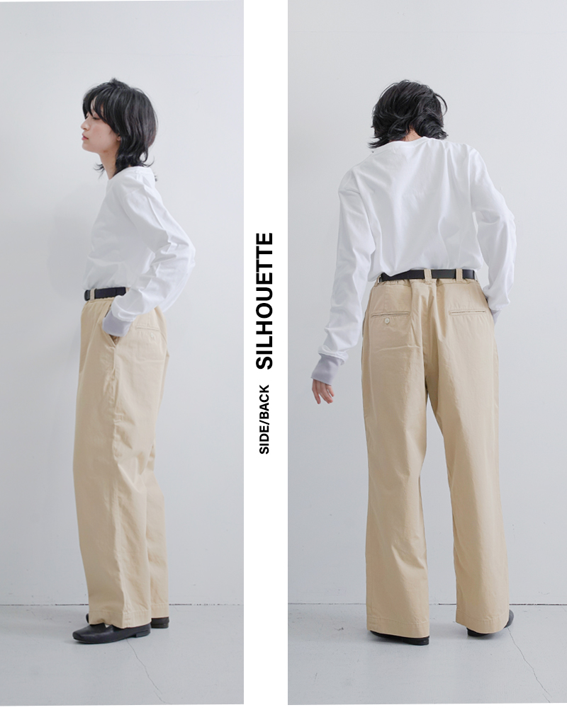 chimala チマラ チノ トラウザー パンツ cs39-wp15-rf 【サイズ交換