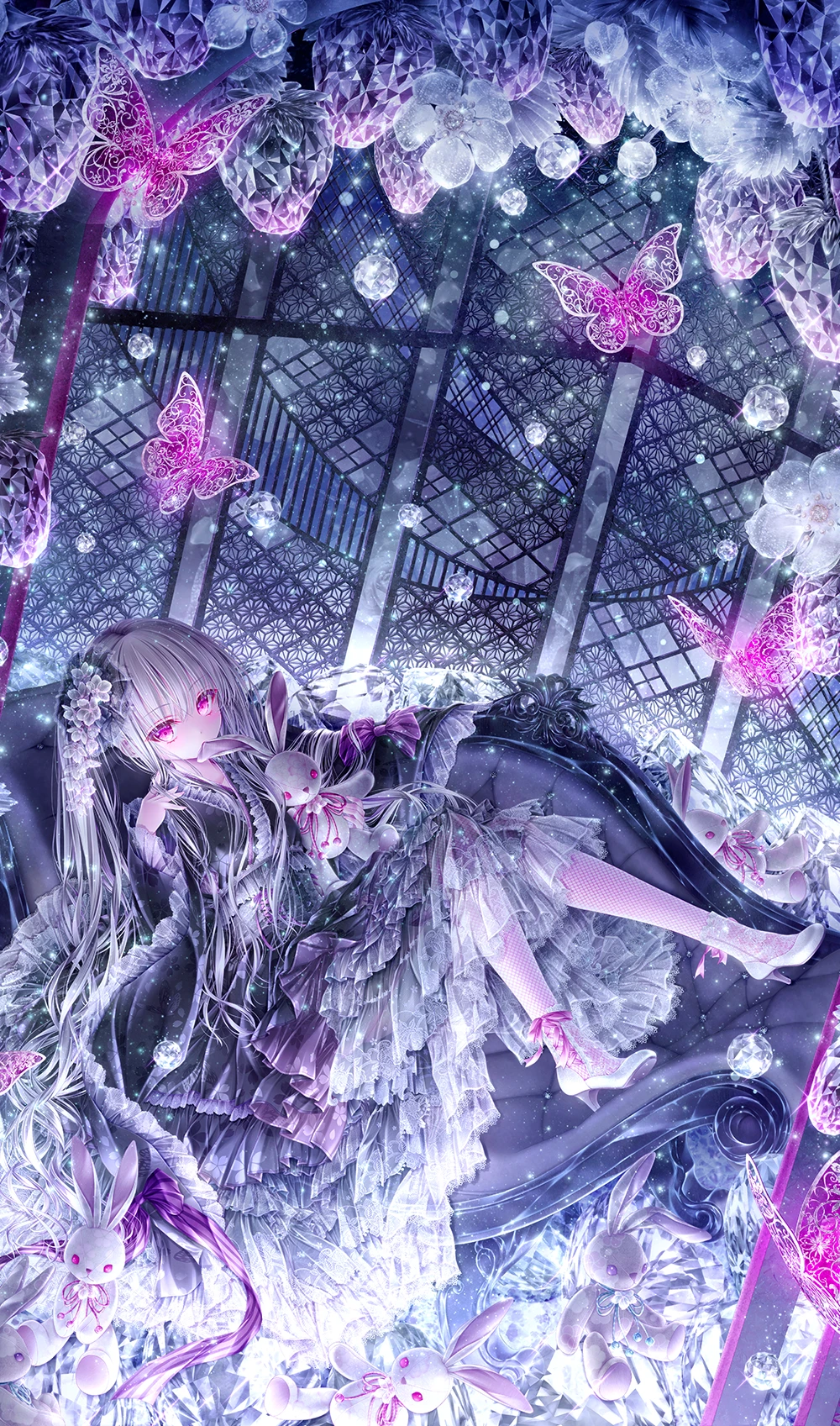 てぃんくるELENA&LUCIA-NERO EDITIONE アールビバン版画