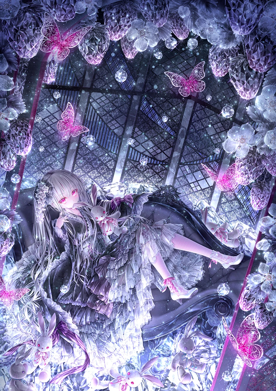 アールビバン】てぃんくる『SECRET TEAPARTY』直筆サイン入り版画