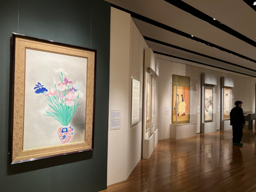 古画、漁師と舟の肉筆水彩画です。とても古いものです。日本にはない