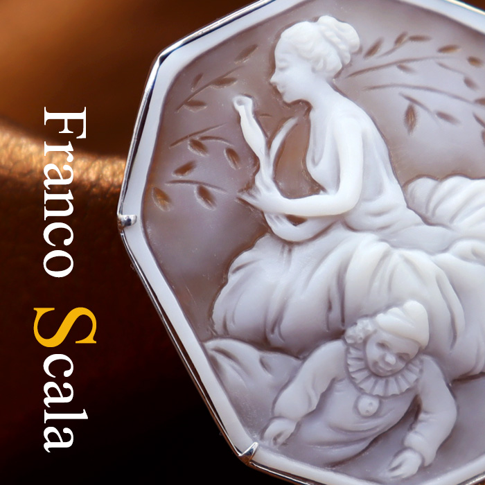 超限定6月16日20時迄 ディスカウント ‼️カメオ百合と首飾りの婦人 最