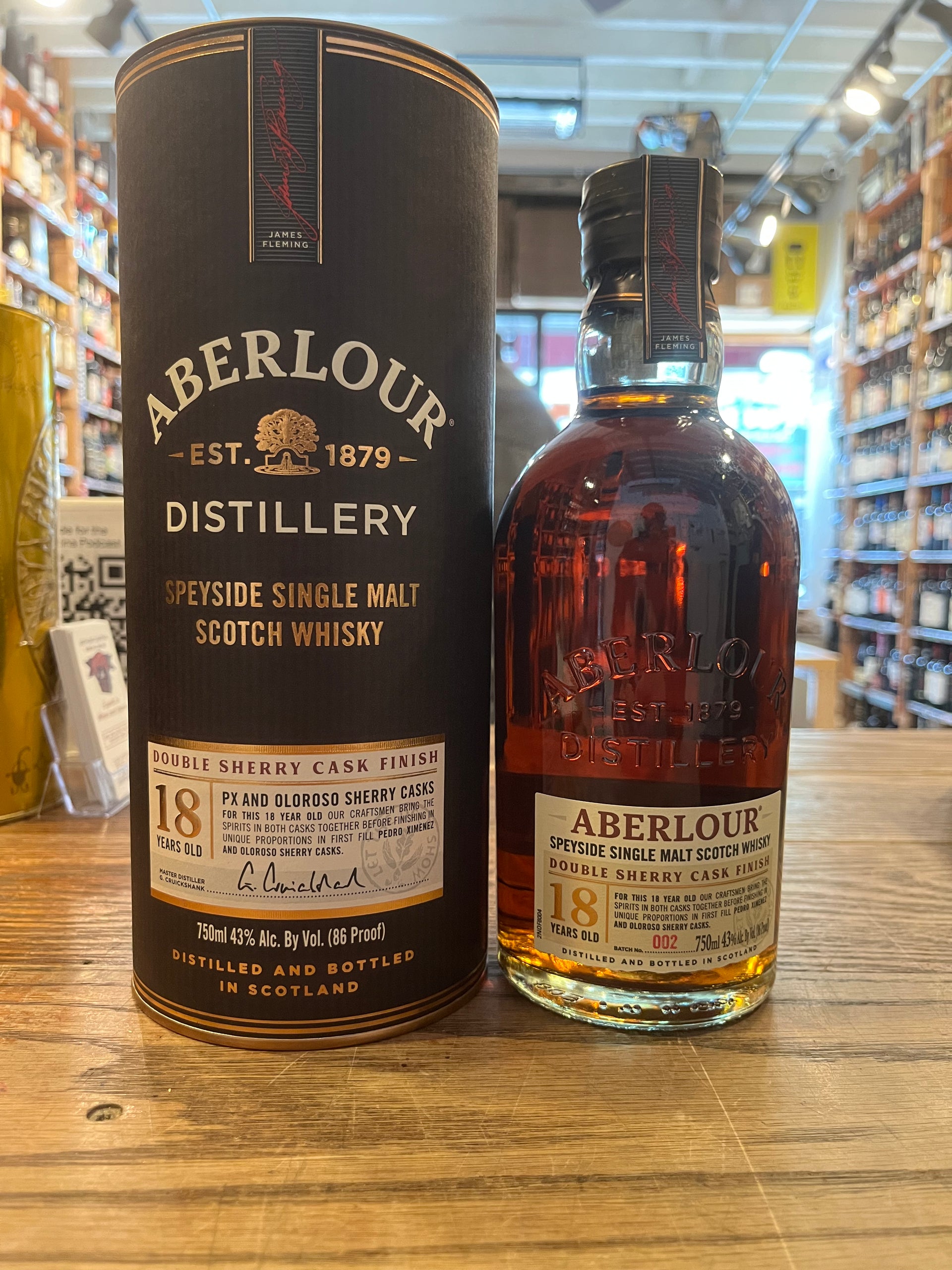 Aberlour 18 year old Double Cask Px Oloroso Sherry – Arthur
