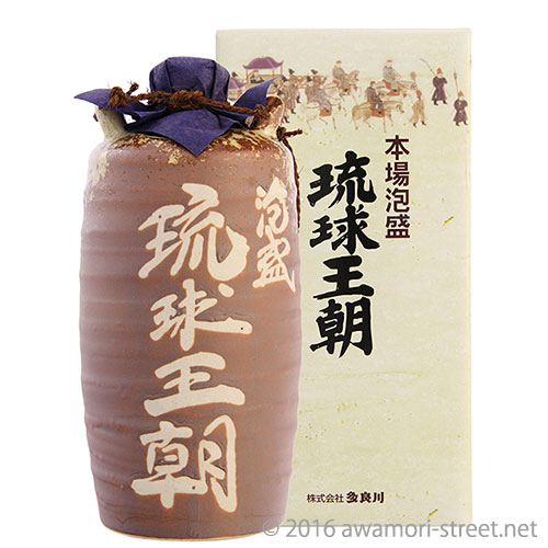 琉球王朝 一升縄巻き壺 30度,1800ml / 多良川 / 泡盛ストリート.net