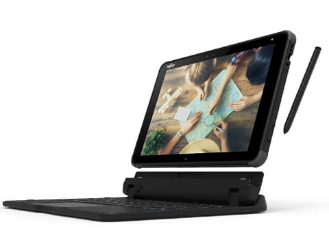 arrows Tab EH」富士通のWin10搭載10.1型着脱式2in1、GIGAスクール対応