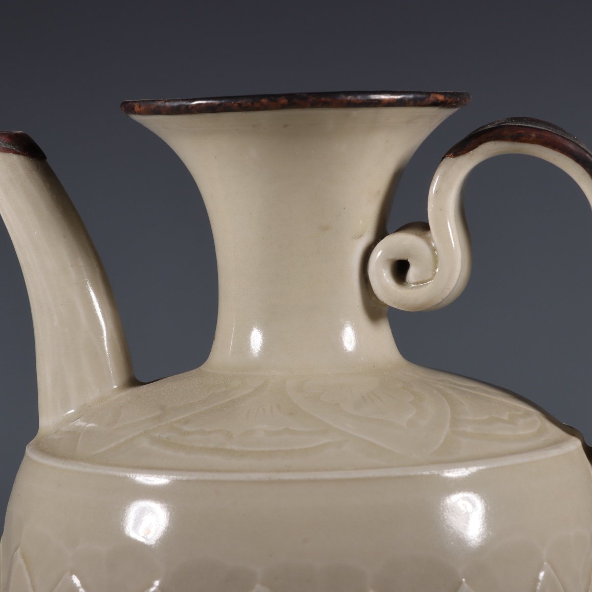 大成古美術 定窯執壺 検 宋代 染付 陶磁器 唐物 中国美術