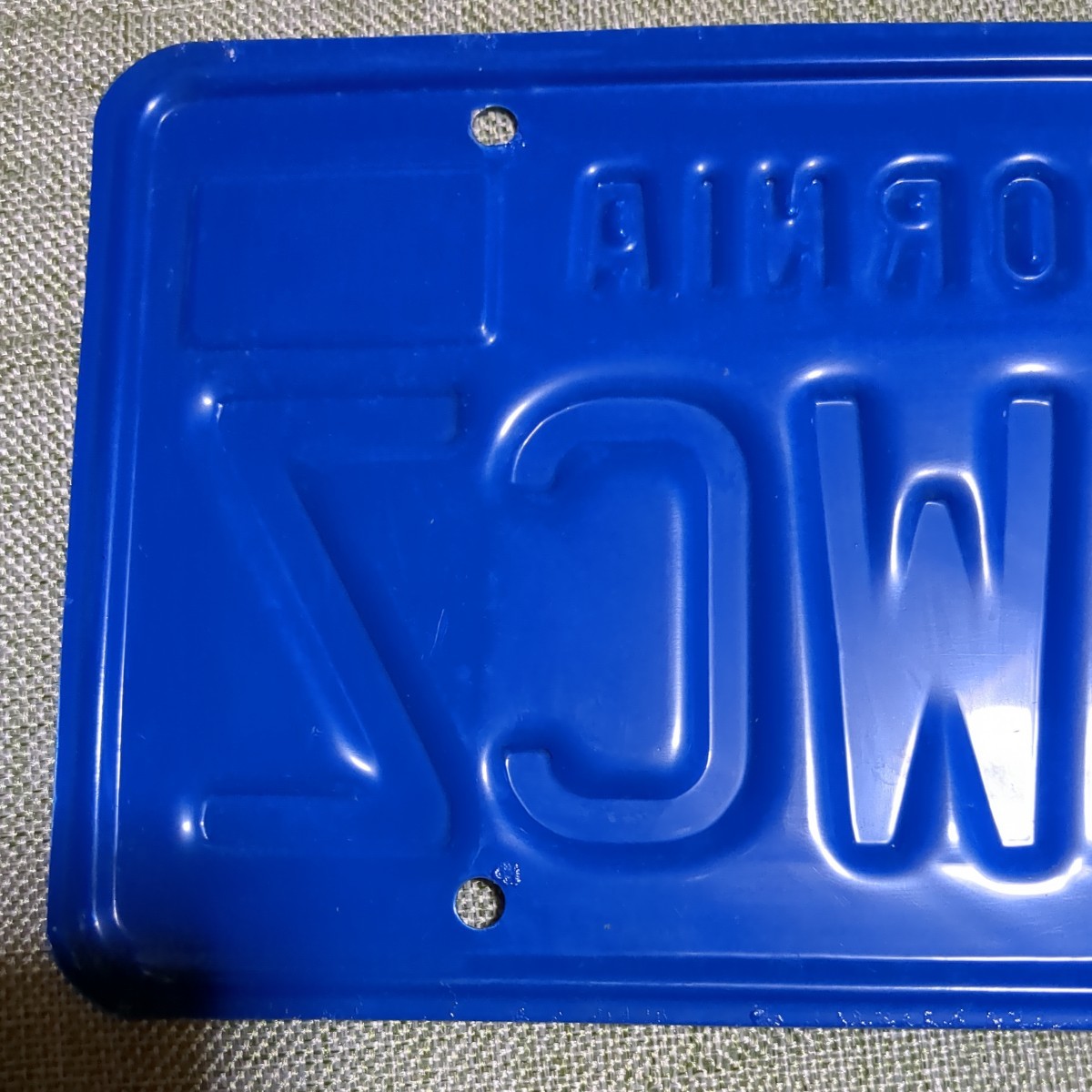 SEMI LOW'カルフォルニアライセンスプレートOld Used' USED品