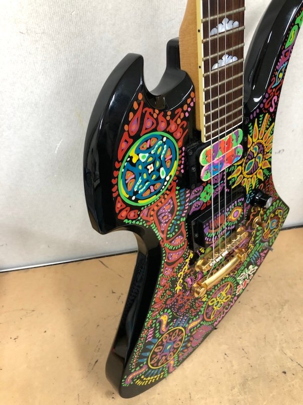 FERNANDES MG 120X hide psychedelic サイケ FERNANDES MG-450X PAINT
