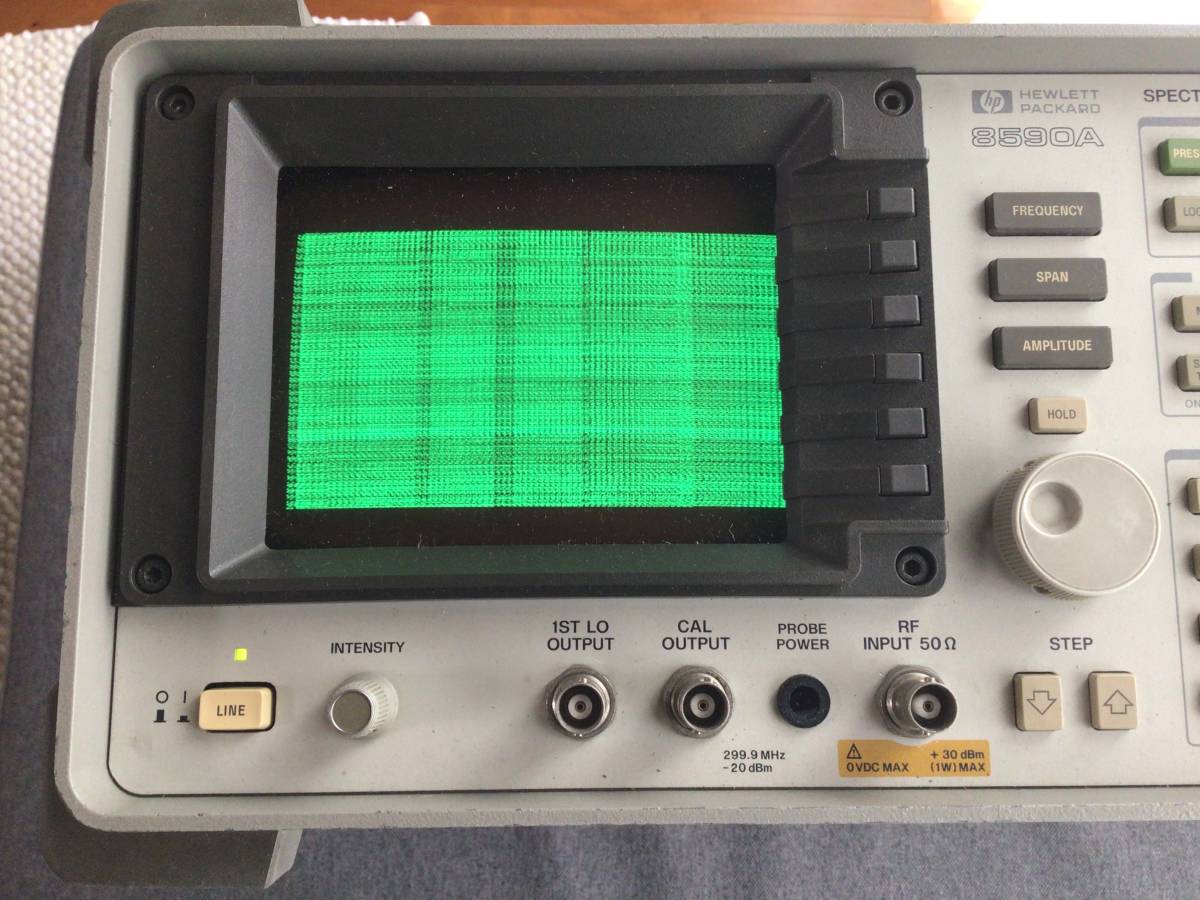 ☆通電確認☆ HEWLETT PACKARD 8590A SPECTRUM ANALYZER スペクトラム