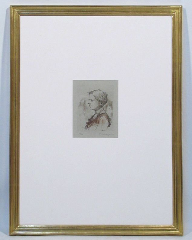 中山忠彦 中山忠彦 「優しき相貌」 額装 95部限定 直筆サイン 小版の人気