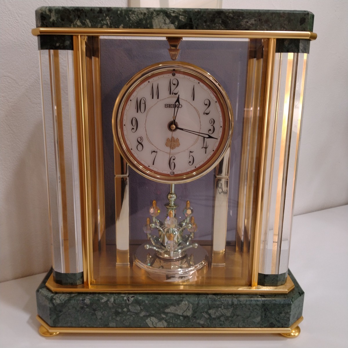 SEIKO (セイコー) 置時計 内閣総理大臣贈呈 蛇紋石｜トレファクONLINE