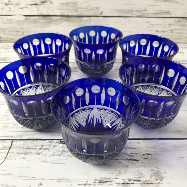 綾ガラス 酒器 | 綾切子 猪口 | 金赤 | グラスアート黒木 ◇現代の名工