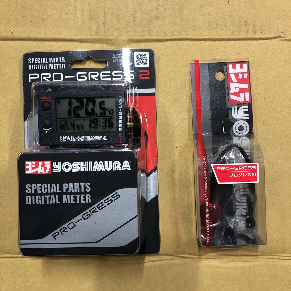 ヨシムラ プログレス2 マルチテンプメーター 油温計 タイプGセンサー