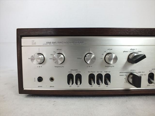 ジャンク LUXMAN ラックスマン L-505V プリメインアンプ 音響