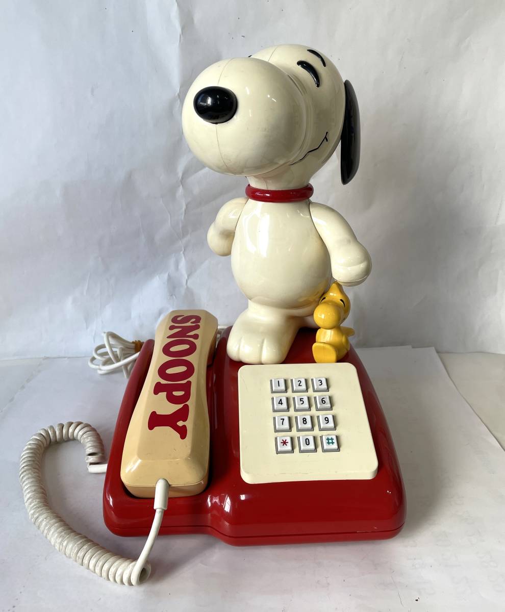 トミー TOMY スヌーピー プッシュホン 固定電話 昭和レトロ 超レア