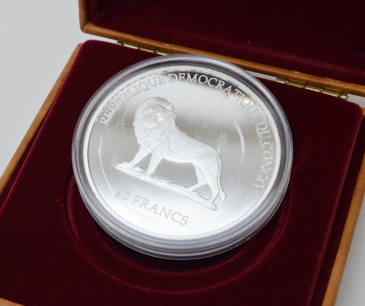 コンゴ民主共和国 20フラン 銀貨 2000年 9SAM7 コンゴ民主共和国 20
