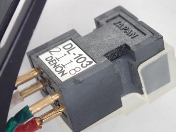 DENON MCカートリッジ DL-103 ヘッドシェルPCL-3 音質良好