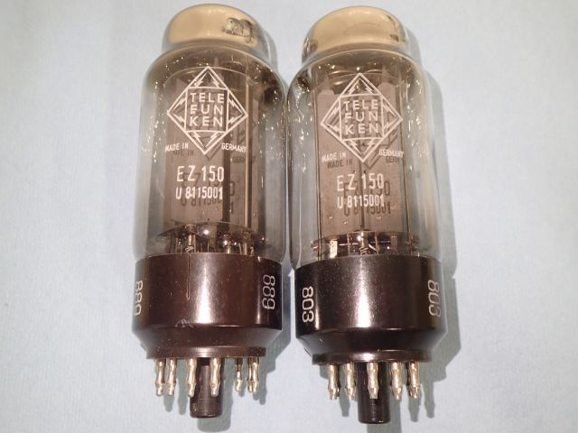 高額買取実施中!!】良品 TELEFUNKEN/テレフンケン 真空管 EL150 2本セット