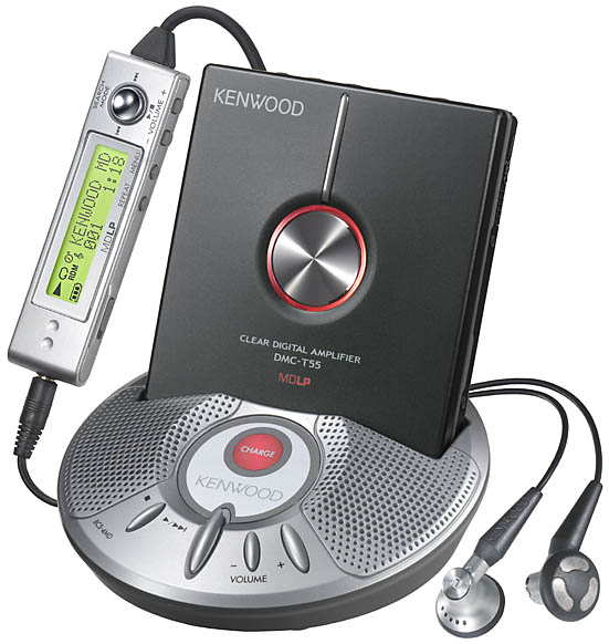 KENWOOD DMC-V55-L ポータブルMDプレイヤー ブルー