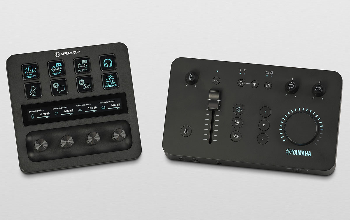 ヤマハのゲーム配信向けミキサー「ZG01」が「STREAM DECK+」から調整