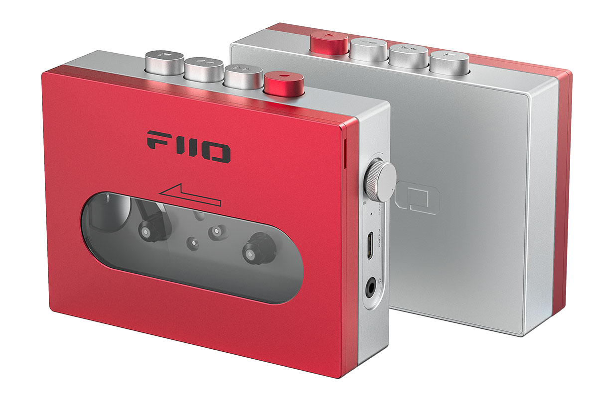 FIIOポータブルカセットプレーヤー「CP13」に新色、赤と透明 - AV Watch