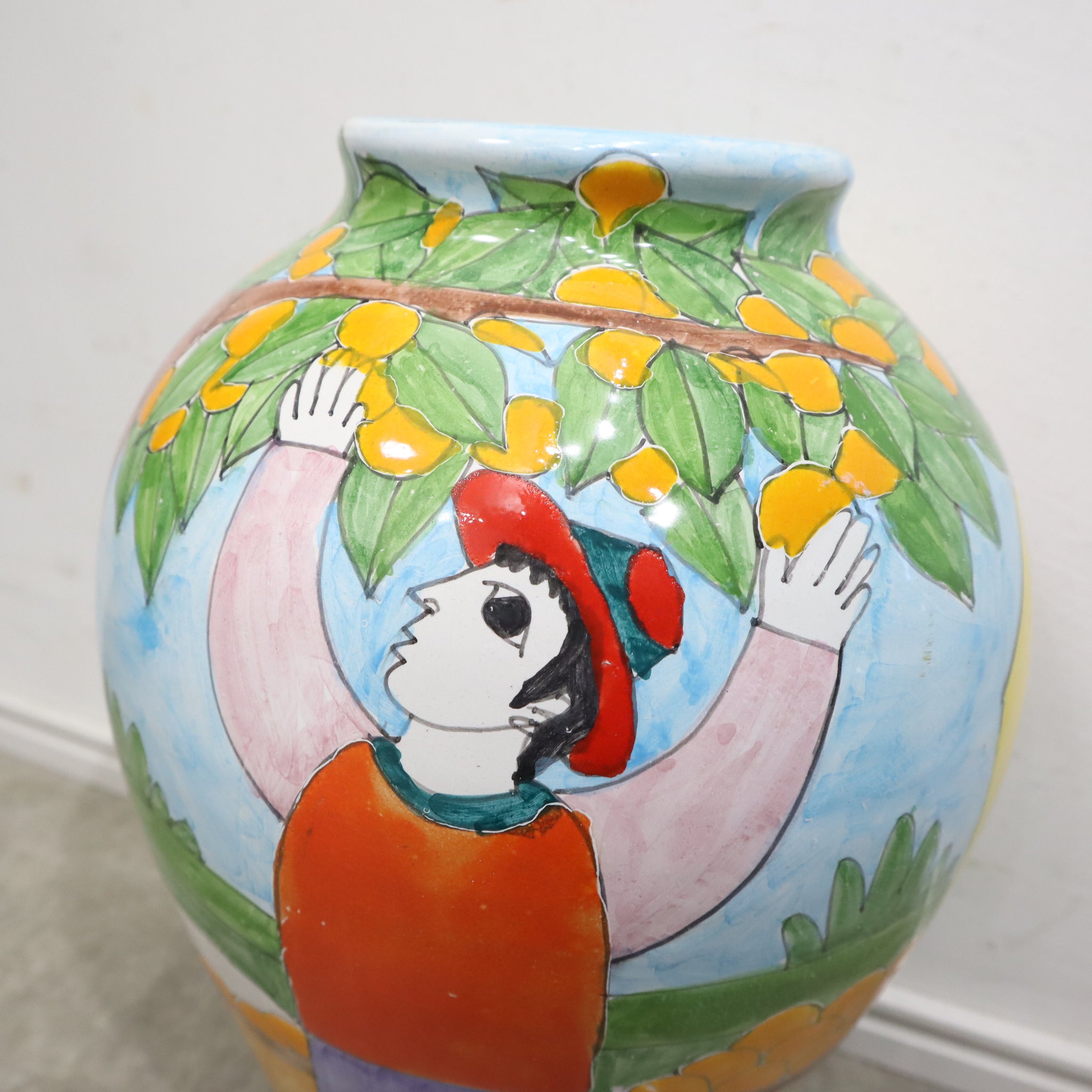 シチリア陶器 NINO PARRUCCA ニーノパルッカ スパゲティ皿