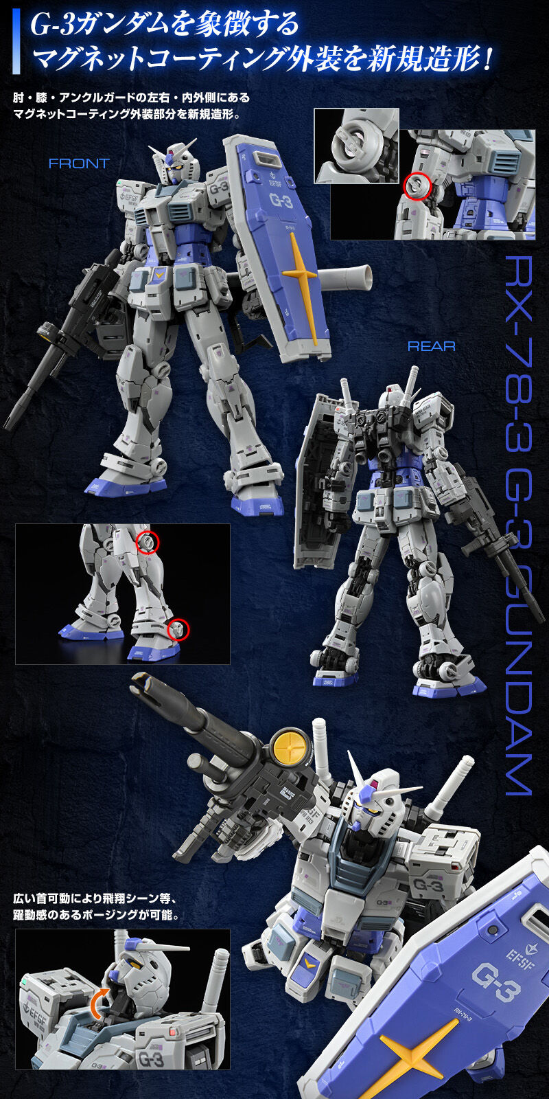 RG 1/144 G-3ガンダム Ver.2.0｜プレミアムバンダイ｜バンダイナムコ
