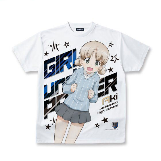 ガールズ＆パンツァー 劇場版 フルパネルTシャツ アキ | ガールズ