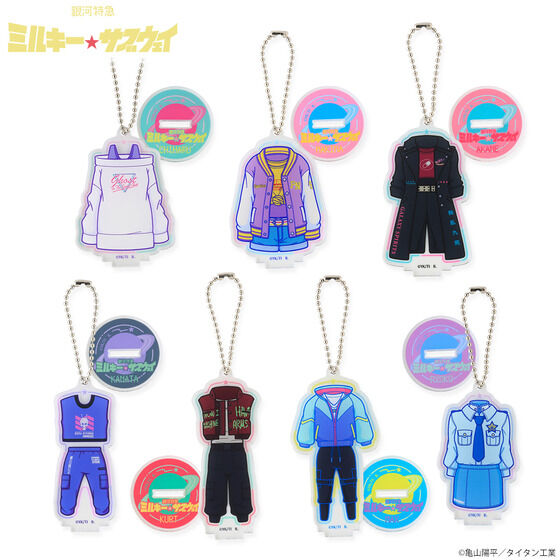 銀河特急ミルキー☆サブウェイ アクリルPOPバッジセット 全6種 銀河