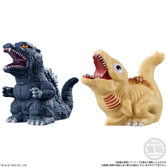 ゴジラソフビ6体セット Sci-Fi MONSTER soft vinyl model kit