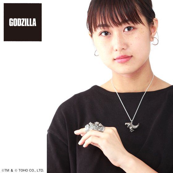ゴジラ 背びれモチーフ4連リング【2020年1月発送】 | ゴジラシリーズ
