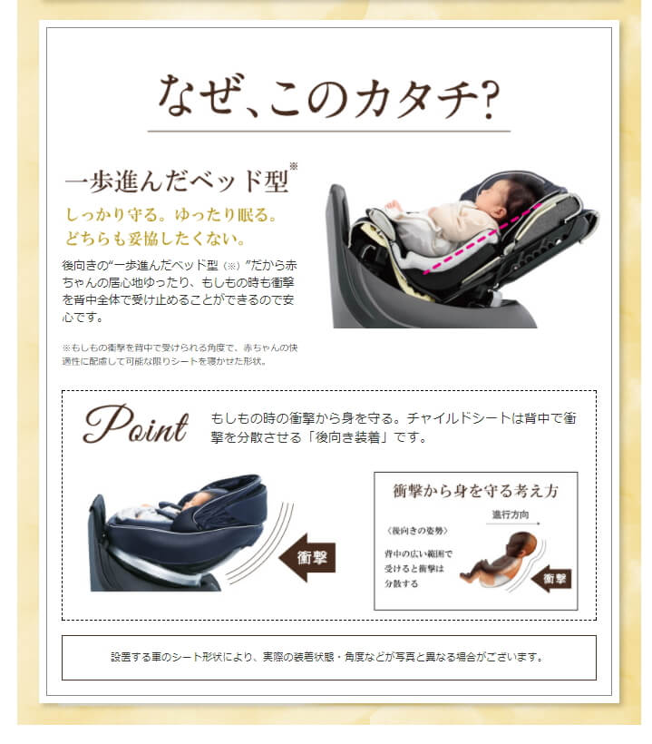 クルムーヴ スマート ISOFIX エッグショック JG-600 ネイビー №29166