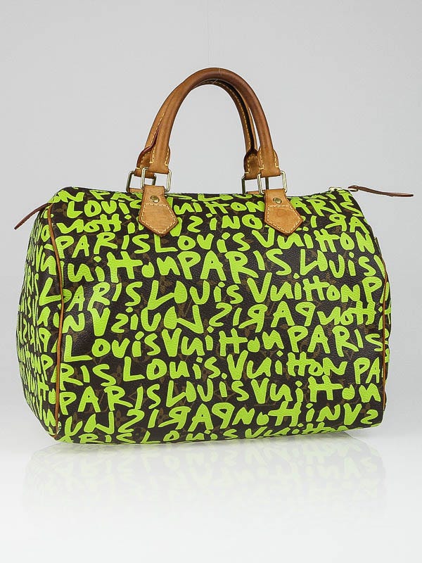 Louis Vuitton Limited Edition Vert Graffiti Stephen Sprouse Speedy