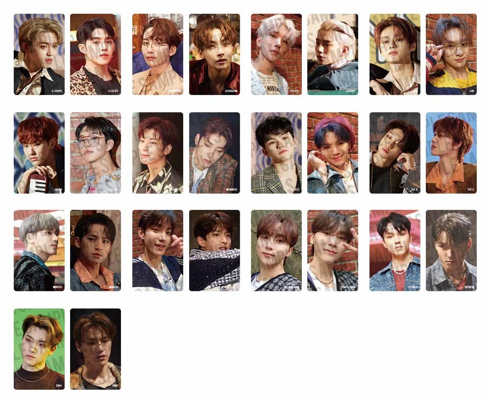 1144】SEVENTEEN semicolon セミコロン ヨントン ウォヌDISCOGRAPHY