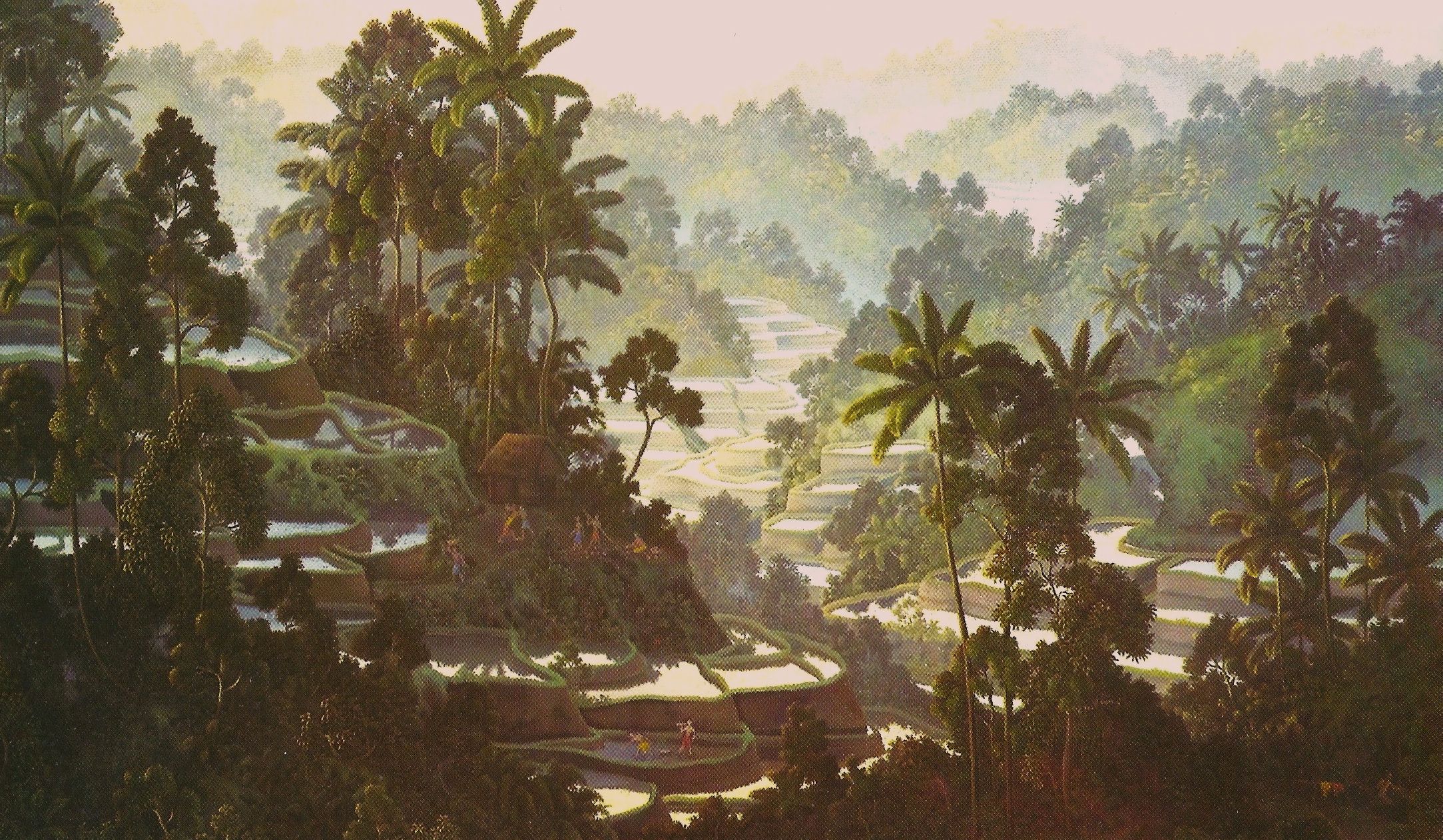 バリの風景画 Galuh作 バリの風景画 Galuh作 絵画 風景画 バリ島」の